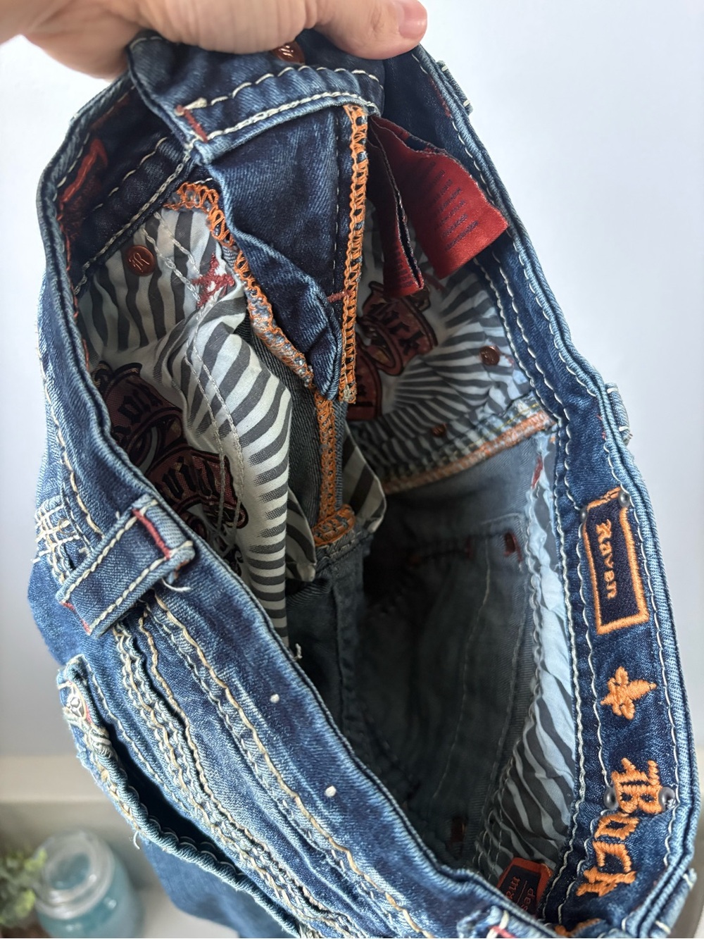 Rock Revival Women's "Raven" low rise Skinny Jeans size 25 - Picture 9 of 9